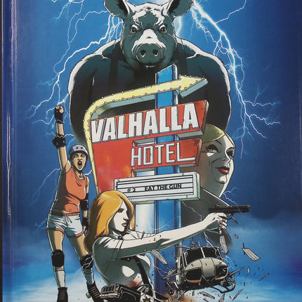 Valhalla Hotel Tome 2 – Eat the gun – Patrice Perna, Fabien Bedouel – bande dessinée polar, thriller fantastique, action et humour noir - Livre BD