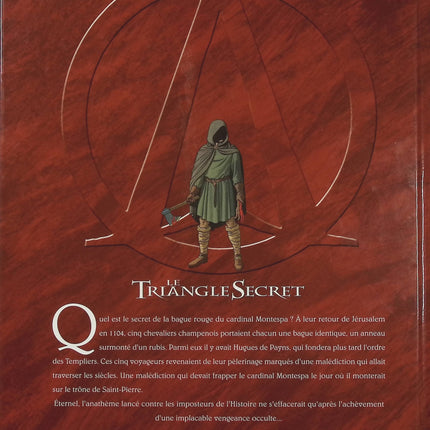 Le Triangle Secret Saison 2 INRI Tome 1 Le Suaire – Didier Convard, Pierre Wachs et Denis Falque, BD ésotérique sur le Saint-Suaire, les Templiers et les mystères du christianisme - Livre BD