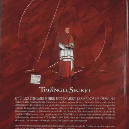 Les Gardiens du Sang Tome 1 Le Crâne de Cagliostro – Didier Convard et Denis Falque – BD ésotérique, mystères historiques et secrets occultes - Livre BD