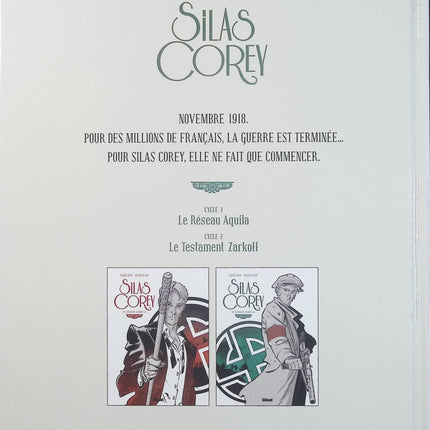 Silas Corey Tome 4 Le Testament Zarkoff 2/2 – Fabien Nury et Pierre Alary – BD d’espionnage, enquête et aventure historique - Livre BD