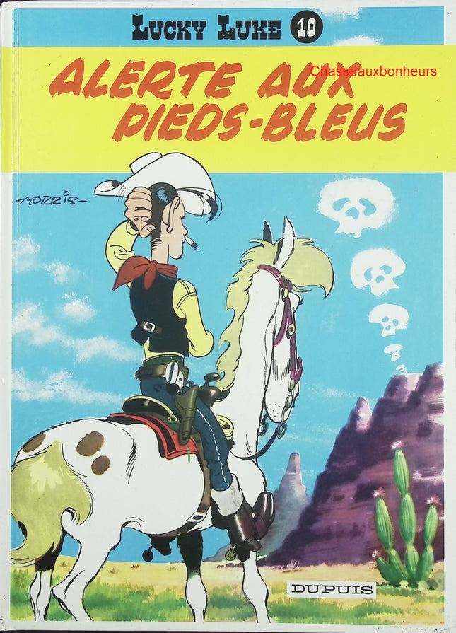 Lucky Luke – Tome 10 : Alerte aux Pieds-Bleus – Morris & Goscinny – BD western culte, humour et aventure - Livre BD