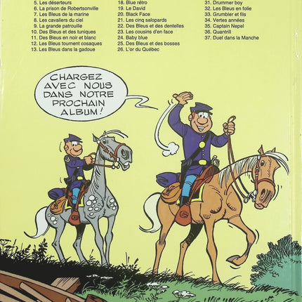 Les Tuniques bleues – Tome 32 : Les Bleus en folie – Cauvin & Lambil – BD humour militaire, western américain - Livre BD