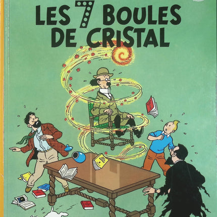 Tintin – Les Sept Boules de cristal – Hergé – BD classique, aventure et mystère - Livre BD