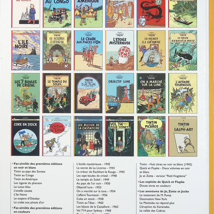 Tintin – Les Sept Boules de cristal – Hergé – BD classique, aventure et mystère - Livre BD