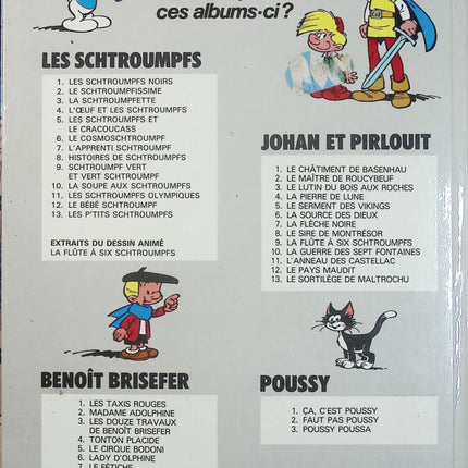 Johan et Pirlouit – Tome 10 : La guerre des 7 fontaines – Peyo – BD culte médiévale, aventure et humour - Livre BD