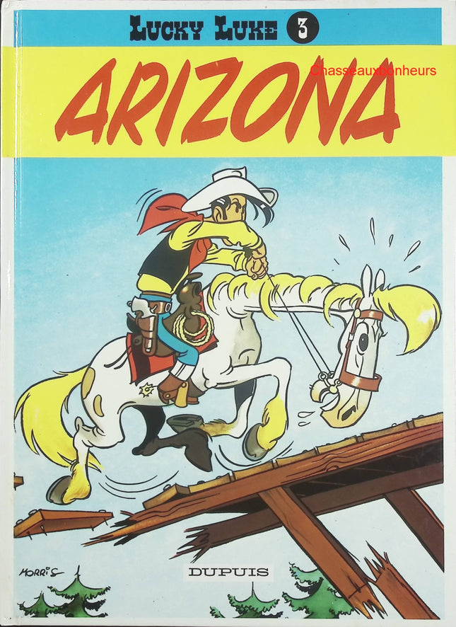 Lucky Luke – Tome 3 : Arizona – Morris & Goscinny – BD western culte, humour et aventure du Far West - Livre BD