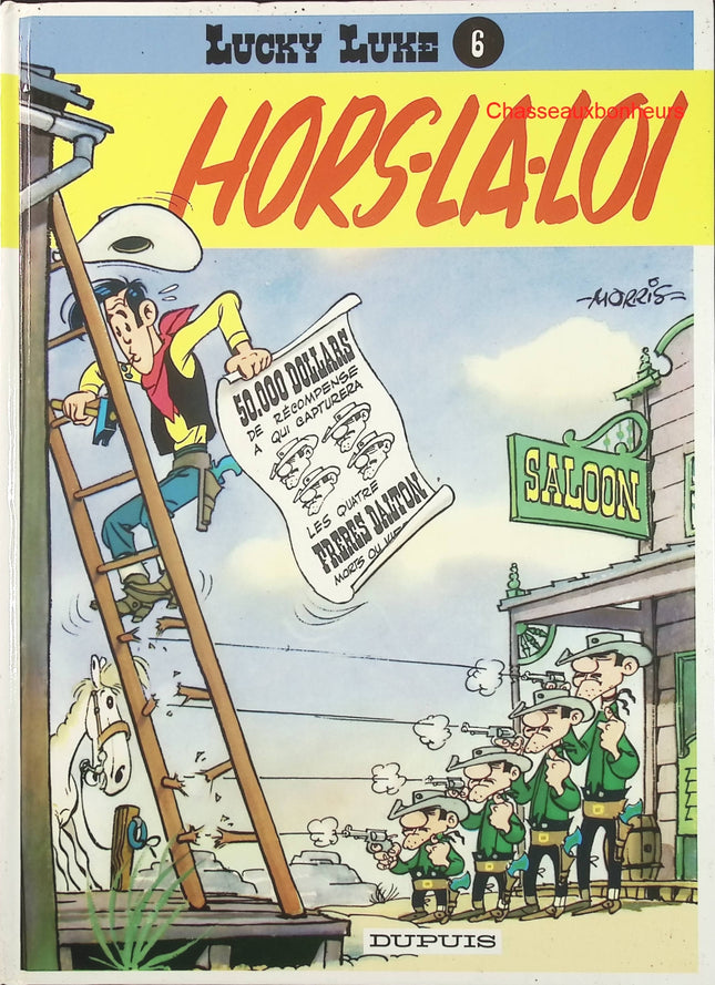 Lucky Luke – Tome 6 : Hors-la-loi – Morris & Goscinny – BD western humour et aventure culte - Livre BD