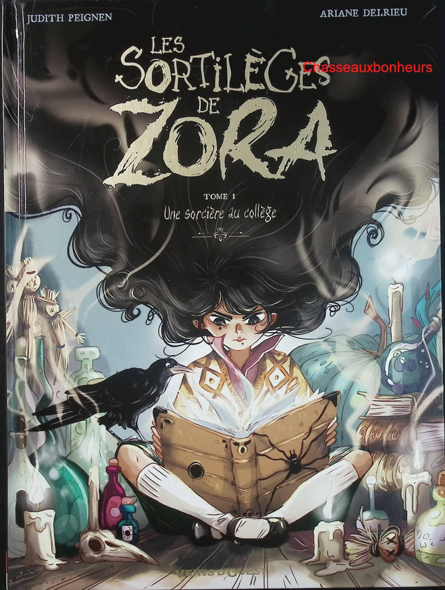 Les Sortilèges de Zora – Tome 1 : Une sorcière au collège – Peignen & Delrieu – BD jeunesse magie et humour - Livre BD