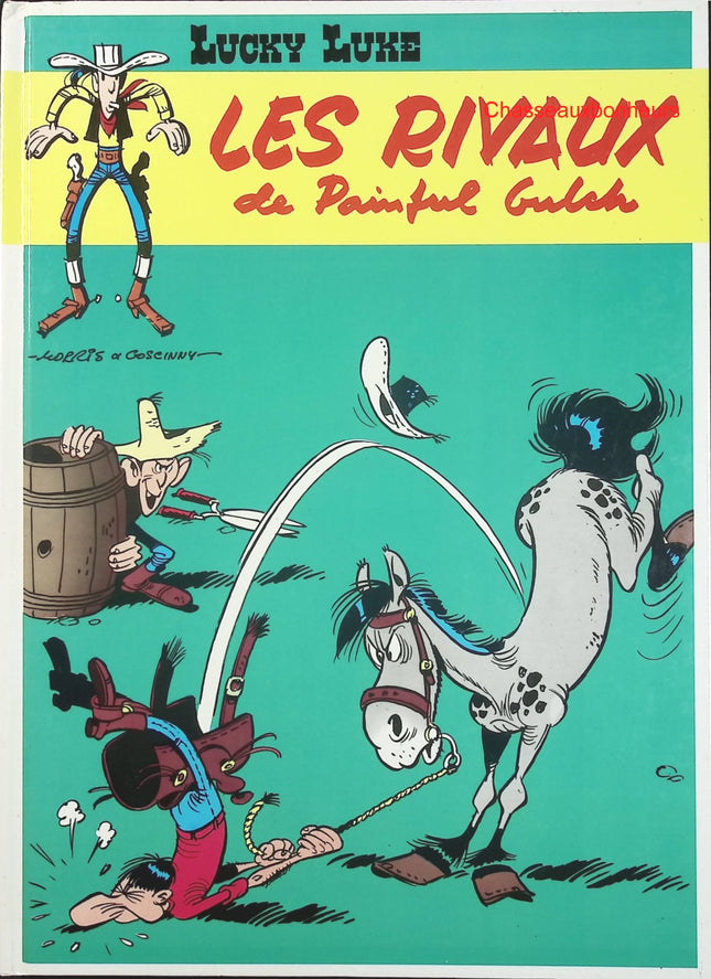 Lucky Luke – Les Rivaux de Painful Gulch – Goscinny & Morris – BD western humour culte - Livre BD