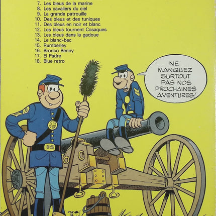 Les Tuniques bleues Tome 12 – Les Bleus tournent cosaques – Cauvin & Lambil – BD humour guerre de Sécession - Livre BD
