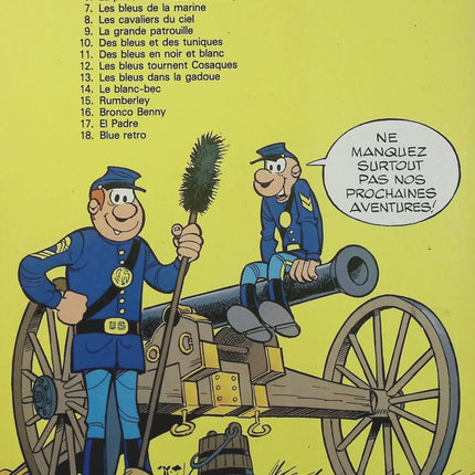 Les Tuniques bleues Tome 9 – La Grande Patrouille – Cauvin & Salvérius – BD humour western - Livre BD