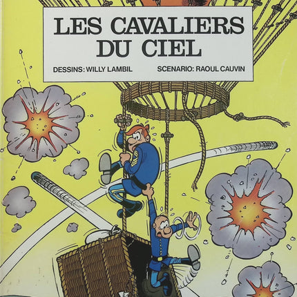 Les Tuniques bleues Tome 8 – Les Cavaliers du ciel – Cauvin & Lambil – BD guerre de Sécession - Livre BD
