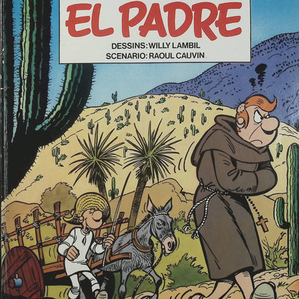 Les Tuniques bleues Tome 17 – El Padre – Cauvin & Lambil – BD humour guerre de Sécession - Livre BD