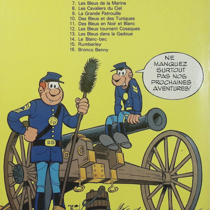 Les Tuniques bleues Tome 10 – Des Bleus et des tuniques – Cauvin & Salvérius – BD humour Guerre de Sécession - Livre BD
