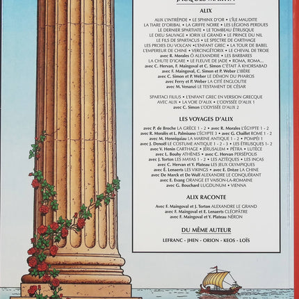 Alix Tome 6 – Les Légions perdues – Jacques Martin – BD historique, Rome antique, légions romaines et aventure - Livre BD