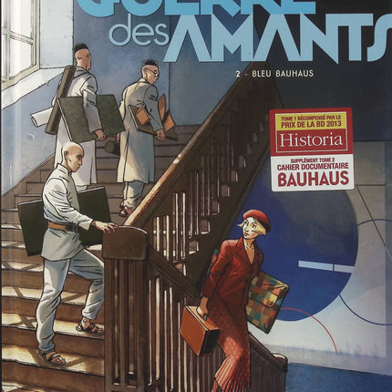 La Guerre des Amants Tome 2 – Bleu Bauhaus – Jack Manini, Olivier Mangin – BD historique, romance et aventure - Livre BD