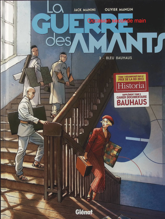 La Guerre des Amants Tome 2 – Bleu Bauhaus – Jack Manini, Olivier Mangin – BD historique, romance et aventure - Livre BD