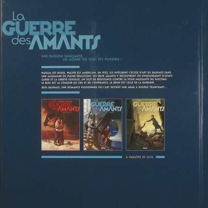 La Guerre des Amants Tome 2 – Bleu Bauhaus – Jack Manini, Olivier Mangin – BD historique, romance et aventure - Livre BD