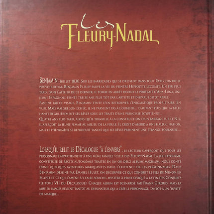 Les Fleury-Nadal – Benjamin Tome 1 – Frank Giroud et Daniel Hulet – BD historique, famille et secrets - Livre BD