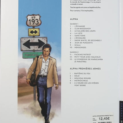 Alpha Premières Armes Tome 5 – À l'heure où les hyènes vont boire – Emmanuel Herzet, Alain Queireix – BD espionnage, agents secrets, action et thriller - Livre BD