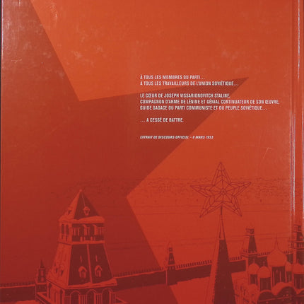 La Mort de Staline Tome 1 – Une Histoire vraie soviétique – Fabien Nury et Thierry Robin – BD historique sur l’URSS, Staline et les luttes de pouvoir - Livre BD