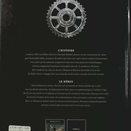 Moriarty Tome 1 – Empire Mécanique 1/2 – Fred Duval, Jean-Pierre Pécau, Stevan Subic et Scarlett – BD policière, steampunk, enquête et aventure - Livre BD