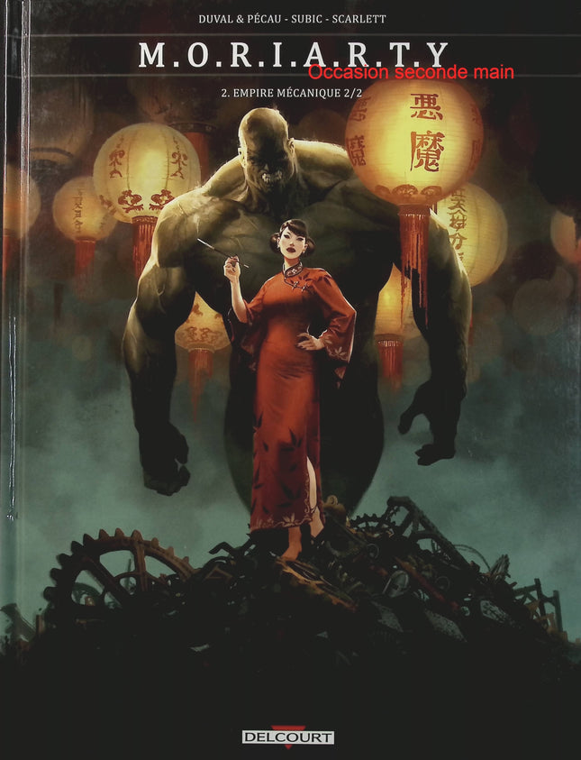 Moriarty Tome 2 – Empire Mécanique 2/2 – Fred Duval, Jean-Pierre Pécau, Stevan Subic et Scarlett – BD policière, steampunk, enquête et aventure - Livre BD