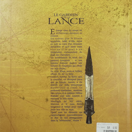 Le Gardien de la Lance Tome 3 – Le Don de Salâh al-Dîn – Ferry, Ersel – BD aventure historique et mystérieuse - Livre BD