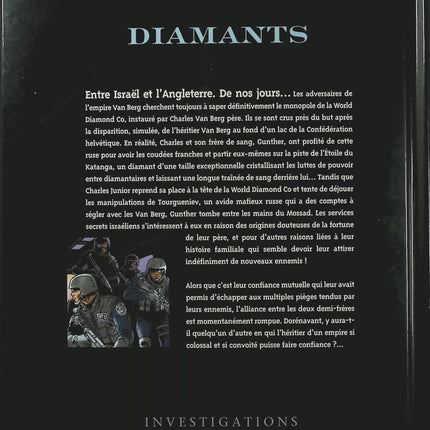 Diamants Tome 4 – La Révolte de Ramat Gan – Agnès Barrat, Jean-Claude Bartoll et Bernard Köllé – BD thriller sur les diamants, les conflits et les enjeux internationaux - Livre BD