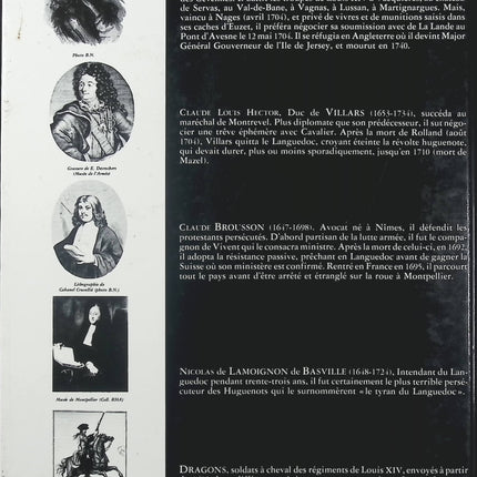 La Révolte des Camisards 1702-1710 – Paul Astruc – Livre sur la guerre des Camisards et l’histoire des Cévennes - Livre BD