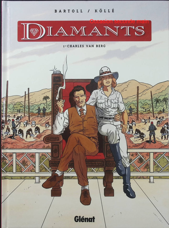 Diamants Tome 1 – Charles Van Berg – Jean-Claude Bartoll, Agnès Bartoll et Bernard Köllé – BD thriller sur le commerce des diamants, les trafics internationaux et la criminalité - Livre BD