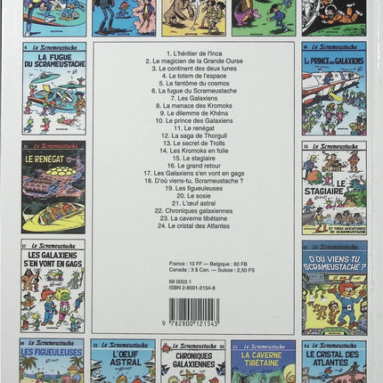 Le Scrameustache – Le Continent des deux Lunes – Gos – Bande dessinée jeunesse de science-fiction, extraterrestres et aventures spatiales - Livre BD