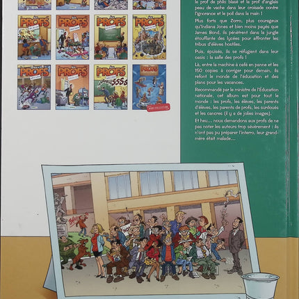 Les Profs Tome 11 – Tableau d’horreur – Erroc et Pica – BD humour lycée, professeurs et école - Livre BD