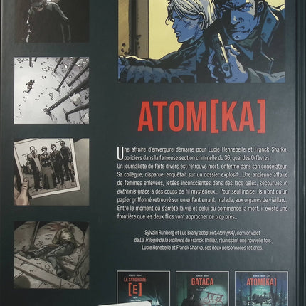 Atom[ka] – Franck Thilliez, Sylvain Runberg, Luc Brahy, Lofe – BD thriller, enquête policière et science - Livre BD