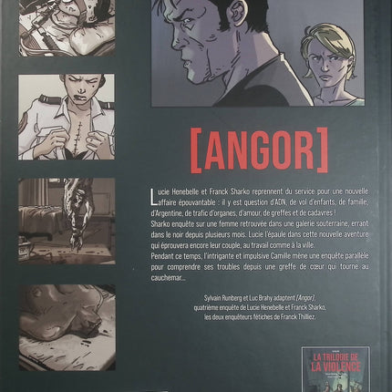 Angor – Franck Thilliez, Sylvain Runberg, Luc Brahy, Greg Lofé – BD thriller, enquête policière et suspense - Livre BD