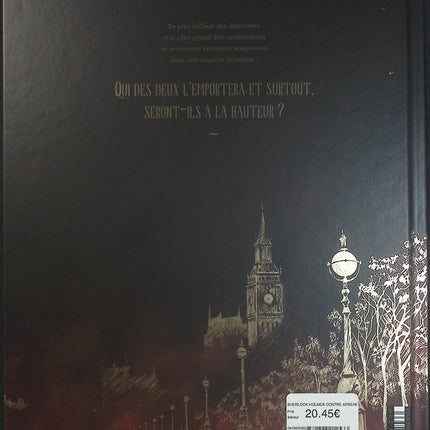 Sherlock Holmes contre Arsène Lupin Tome 1 – La quête d’éternité – Filippi, Roger Vidal – Bande dessinée policière, enquête et mystère - Livre BD