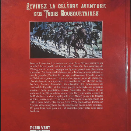 Les Trois Mousquetaires – Première époque – Alexandre Dumas, Laurent Bidot, Hubert Prolongeau, Arnaud Delalande – Adaptation en bande dessinée du roman historique - Livre BD