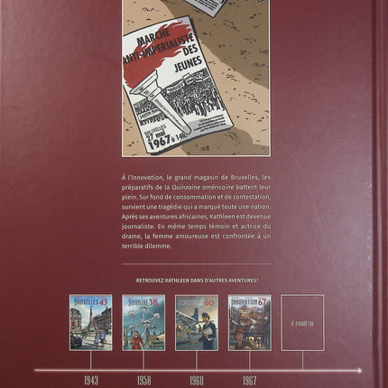 Innovation 67 Tome 4 – Baudouin Deville, Patrick Weber – BD historique, Bruxelles, années 1960 et innovation - Livre BD
