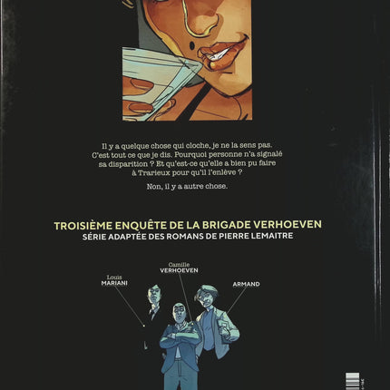 Brigade Verhoeven Tome 3 – Alex – Pascal Bertho, Yannick Corboz, Pierre Lemaitre – BD polar, enquête policière et thriller - Livre BD