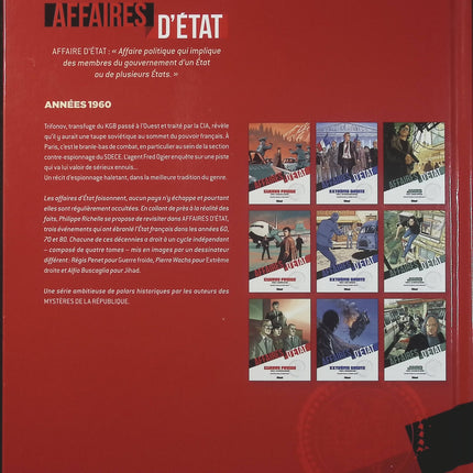 Affaires d’État – Guerre Froide Tome 3 – Le Pouvoir Infiltré – Philippe Richelle, Régis Penet – Bande dessinée thriller politique et espionnage - Livre BD