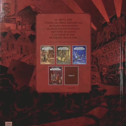 Les Frères Rubinstein Tome 4 – Les Fils de Sion – Luc Brunschwig – BD historique sur l’identité juive, la famille et les bouleversements du XXe siècle - Livre BD