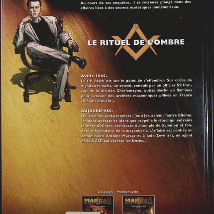 Marcas, maître franc-maçon Tome 2 – Le Rituel de l’ombre 2/2 – Eric Giacometti – BD thriller, enquête et ésotérisme - Livre BD
