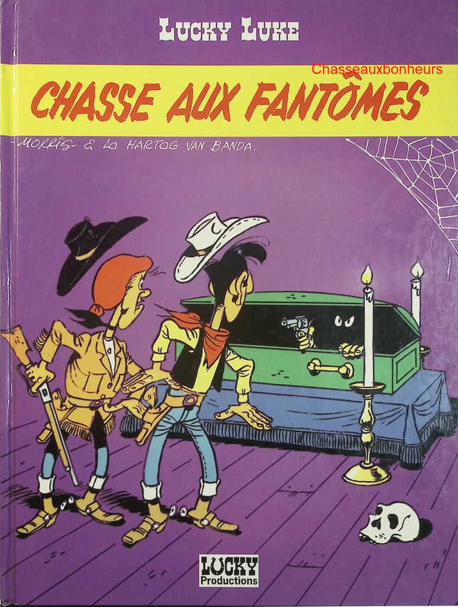 Lucky Luke n°61 : Chasse aux fantômes – Morris – BD western humour et aventure culte - Livre BD