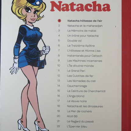 Natacha – Hôtesse de l’air – BD de François Walthéry - livre BD
