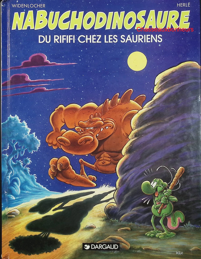 Nabuchodinosaure – Tome 3 : Du rififi chez les sauriens – Herlé & Widenlocher – BD humour préhistorique - Livre BD