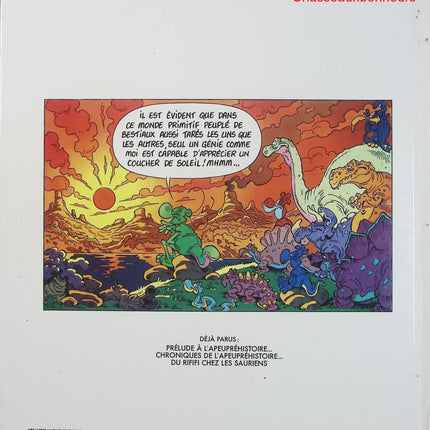 Nabuchodinosaure – Tome 3 : Du rififi chez les sauriens – Herlé & Widenlocher – BD humour préhistorique - Livre BD