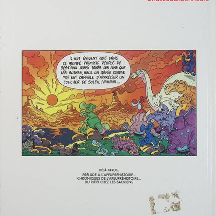 Nabuchodinosaure – Tome 4 : Humo Sapiens – Herlé & Widenlocher – BD humour absurde et préhistoire - Livre BD
