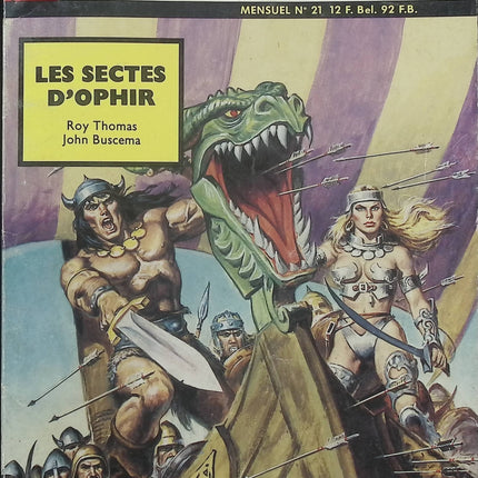Super Conan N°21 – Mon Journal – Publication Marvel – Comics Conan vintage d’occasion - Livre BD
