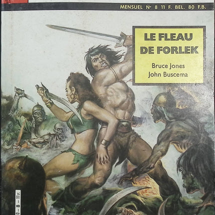 Super Conan N°8 – Mon Journal – Publication Marvel – Comics Conan vintage d’occasion - Livre BD