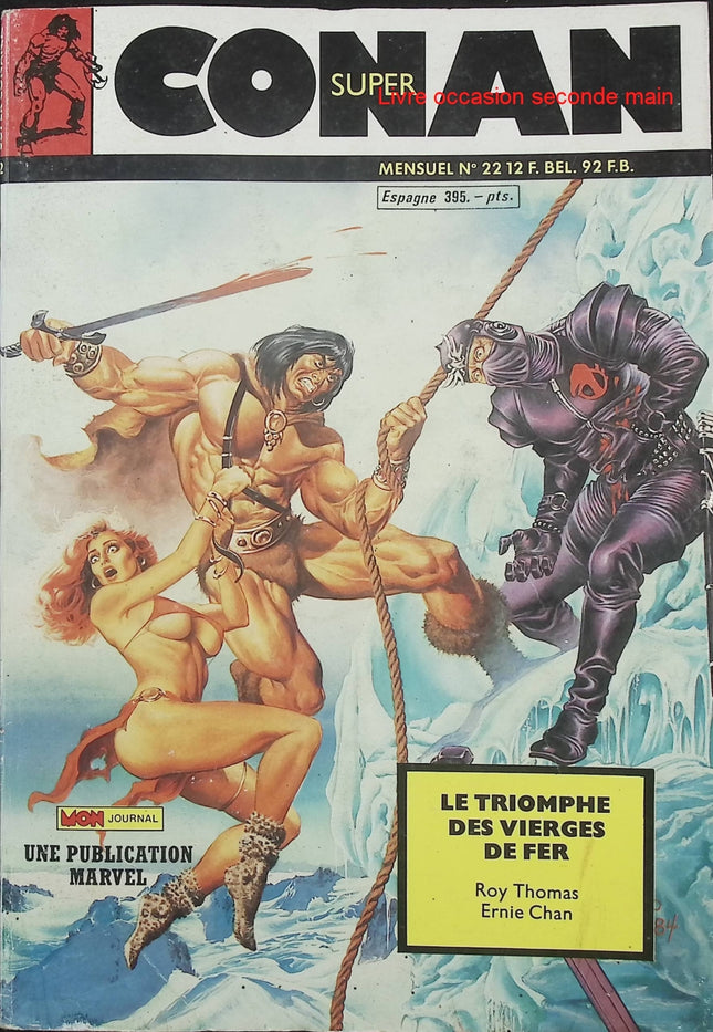 Super Conan N°22 – Mon Journal – Publication Marvel – Comics Conan vintage d’occasion - Livre BD